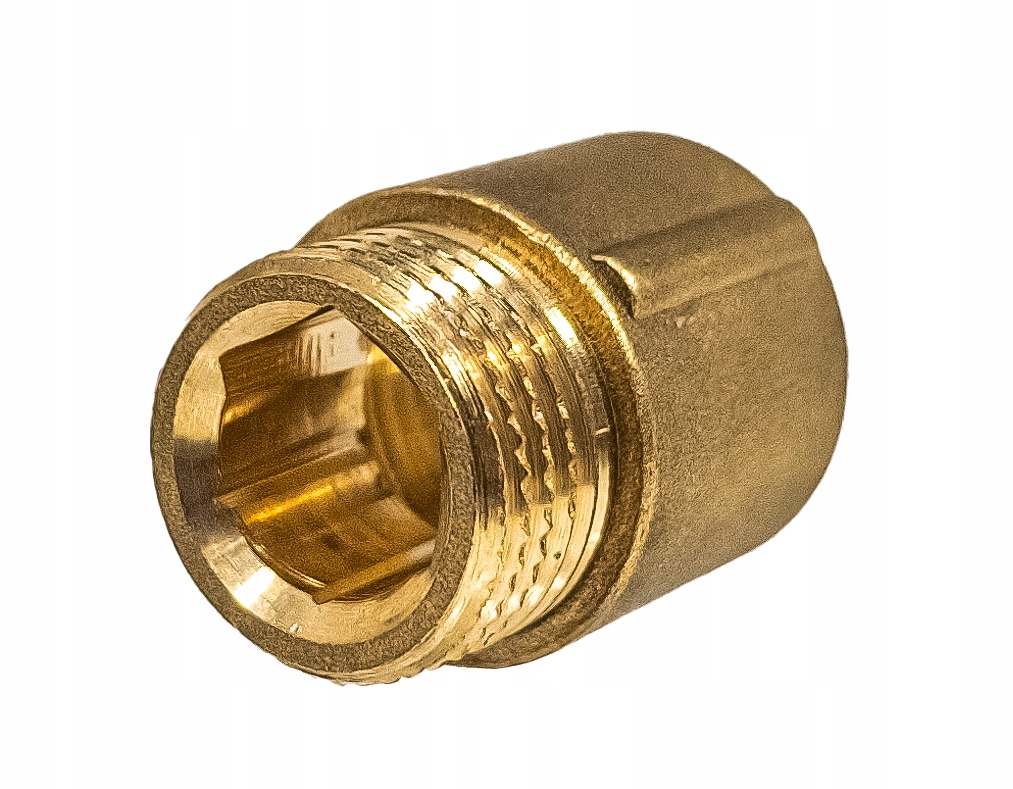 PRZEDŁUŻKA WYDŁUŻKA MOSIĘŻNA Ø 1/2" CALA Z/W DŁUGOŚĆ 20mm 2cm SOLIDNA MOCNA Typ kształtka