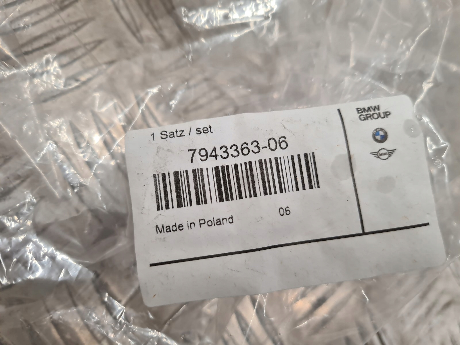 BMW G20 G21 ORYGINALNE mats WELUROWE 7943363 UK