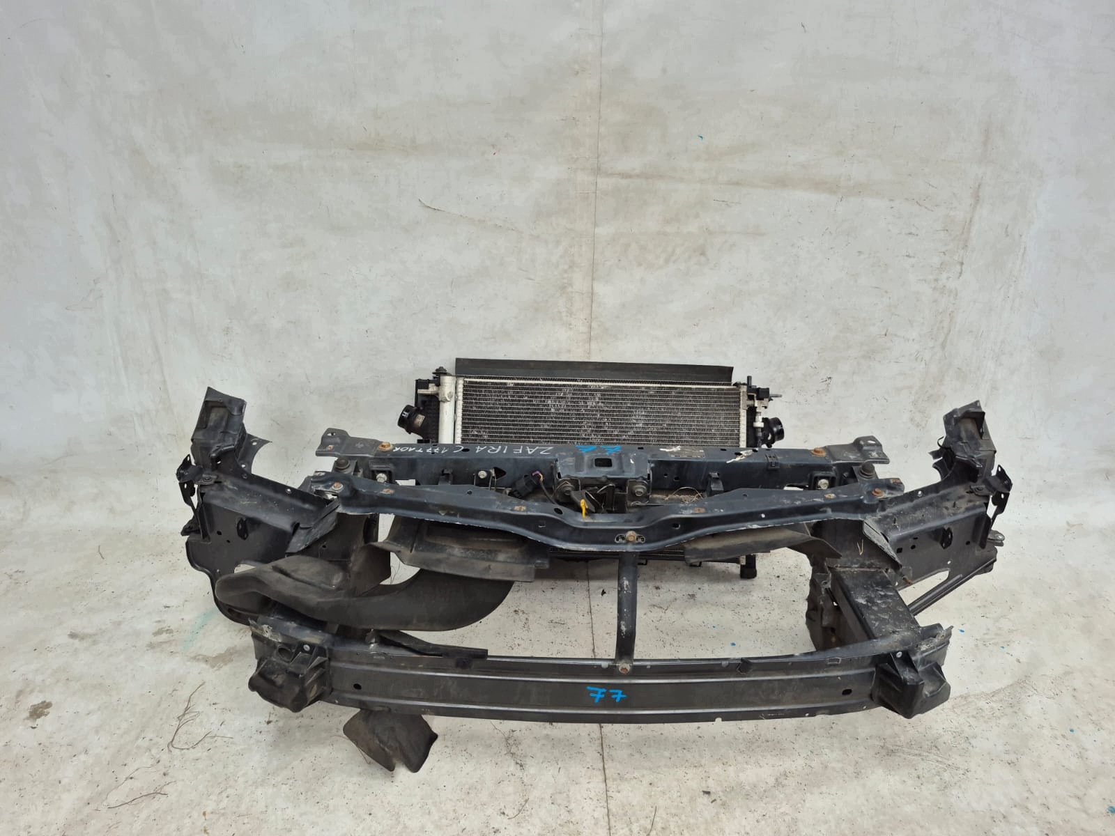 OPEL ZAFIRA C 11- front body wall front pillar iron radiator