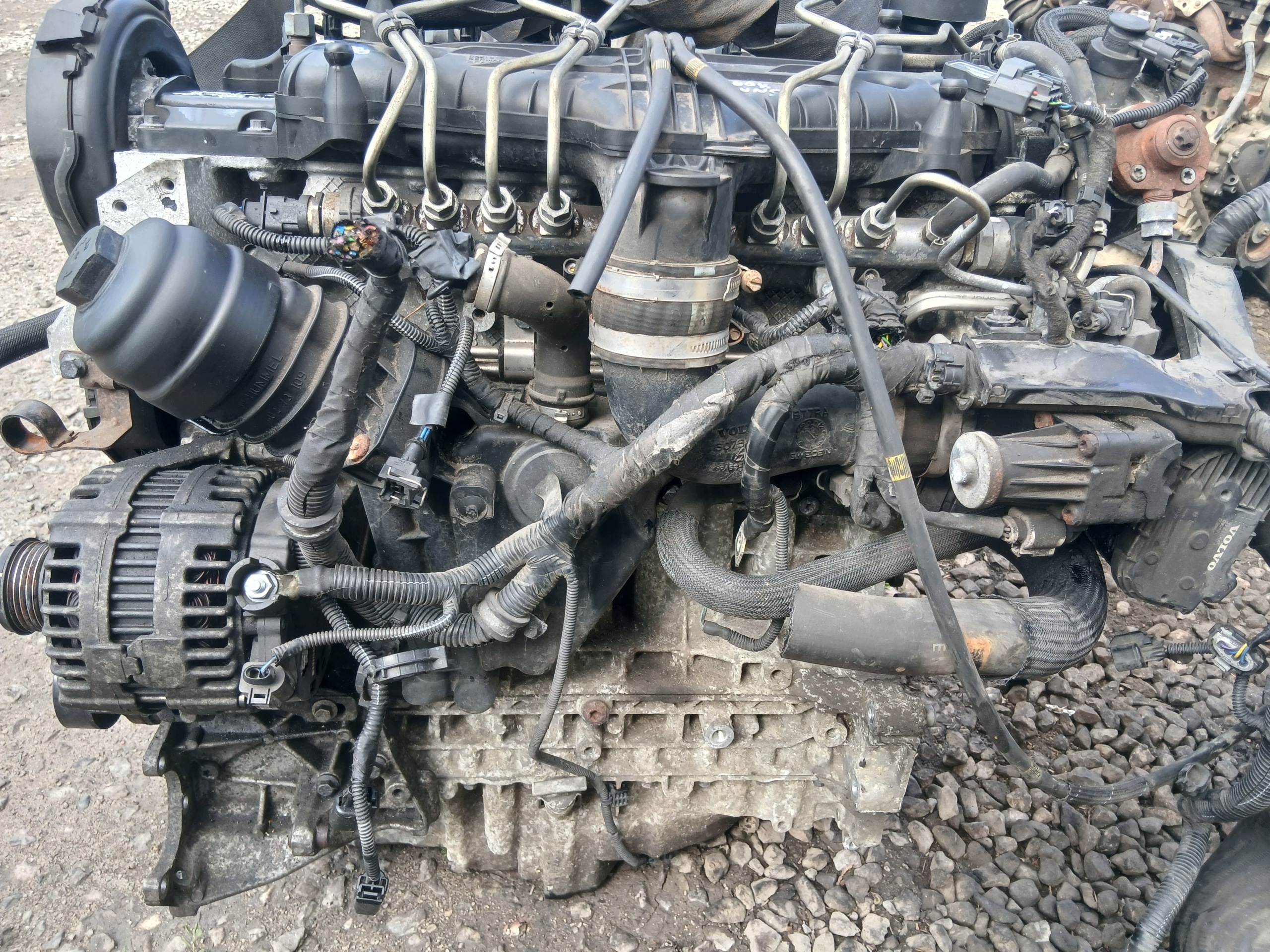 VOLVO XC60 XC90 2.4 D5 BITURBO 2009 D5244T engine complete KPL 194 TYS KM