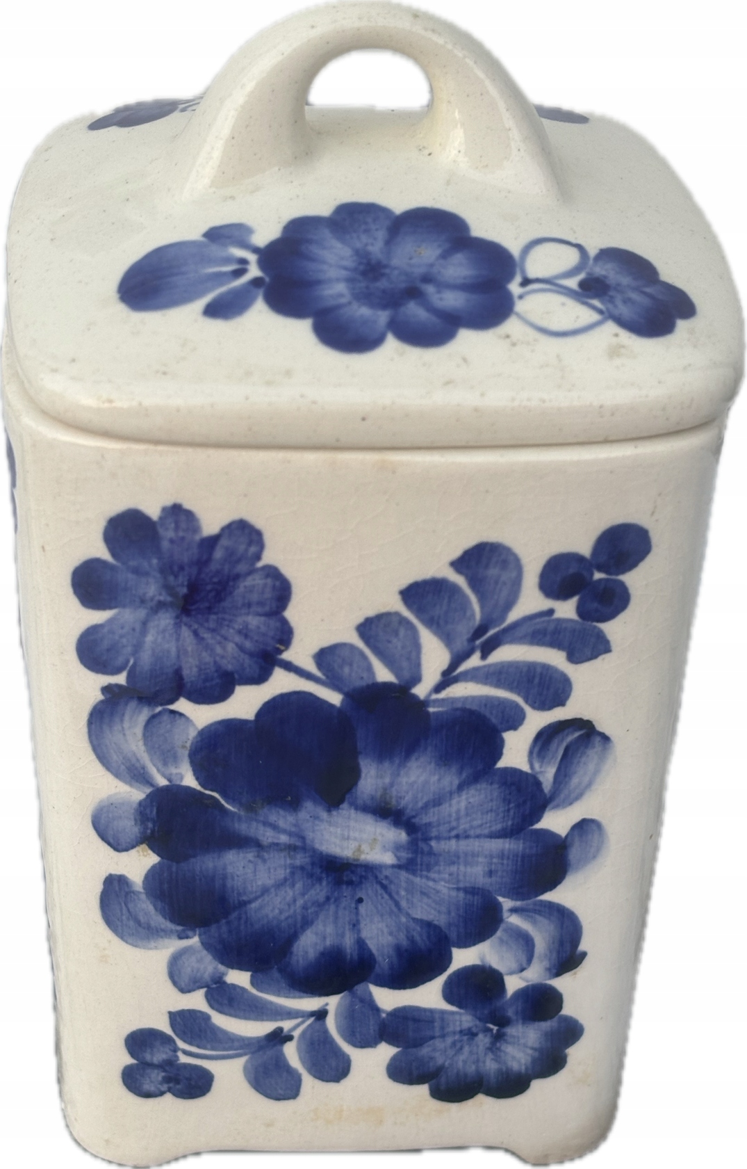 fajans WŁOCŁAWEK puszka wzór 654