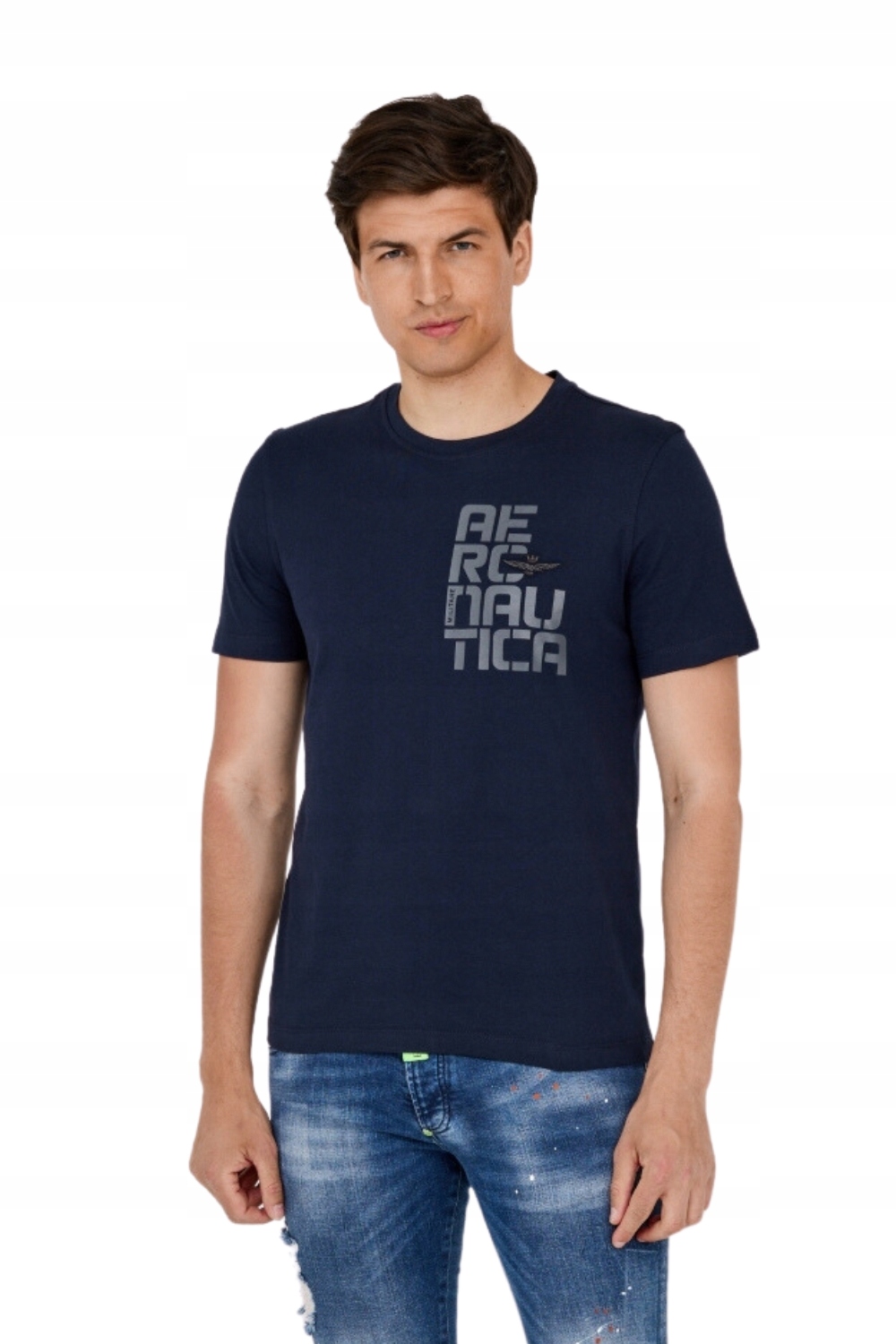 Aeronautica Militare Tmavě modré pánské tričko L