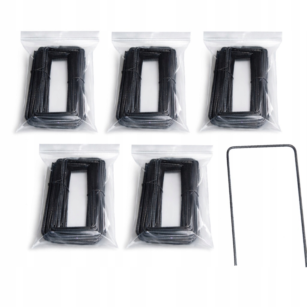 500 ks, Kolíky Ocelové Kotvy Pro Upevnění Agrotextilie Agrotextilie Kov