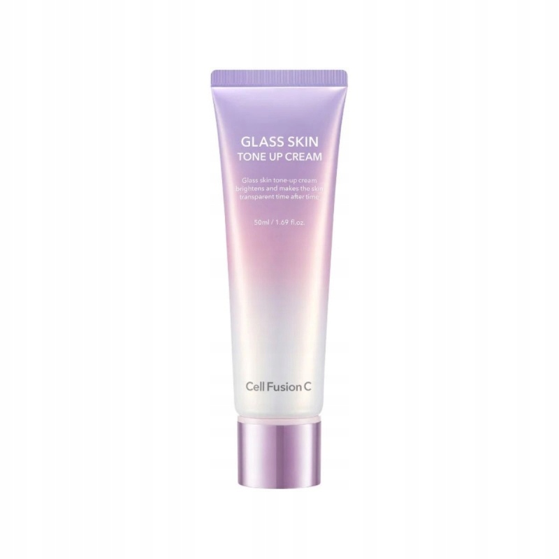 Cell Fusion C Glass Skin Tone Up Cream krem wygładzający skórę z efekte
