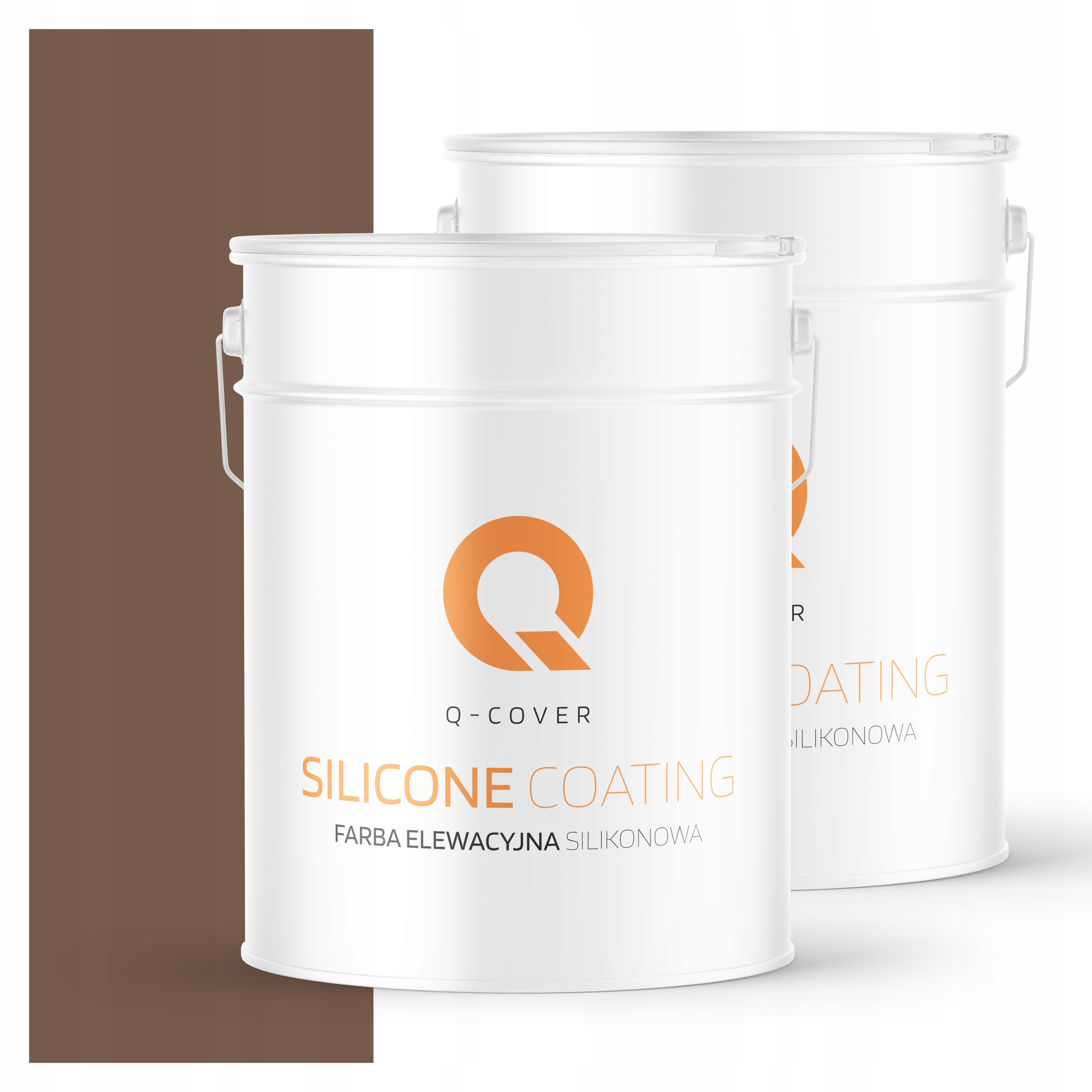 Fasádna farba Fasádová 10L Silikónová Uv Čokoládová farba