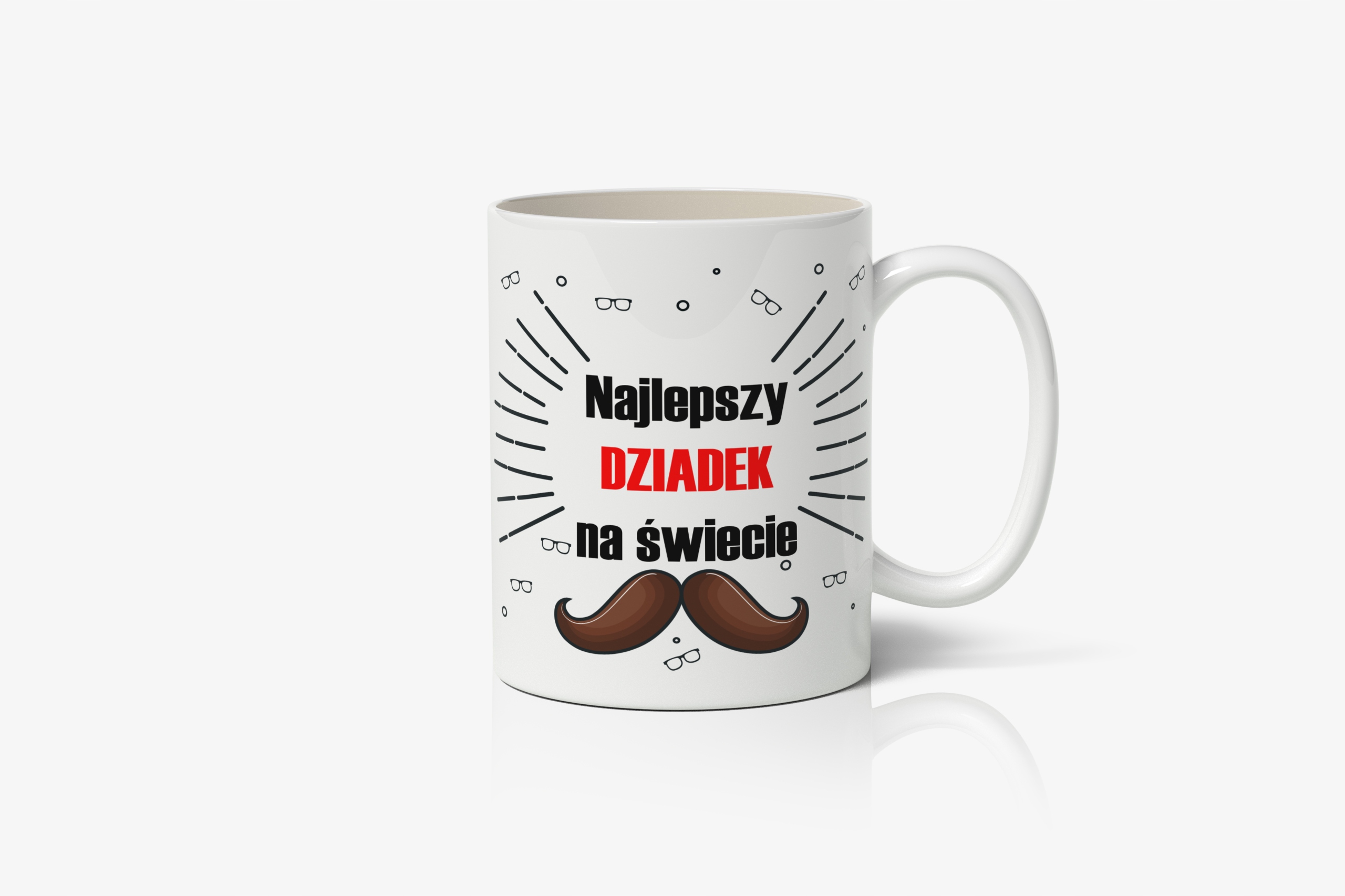 

Kubek z nadrukiem Najlepszy Dziadek na świecie
