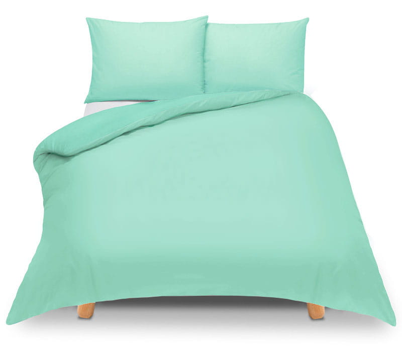 Sada Povlečení Mátová Mikrovlákno 200X220 CM