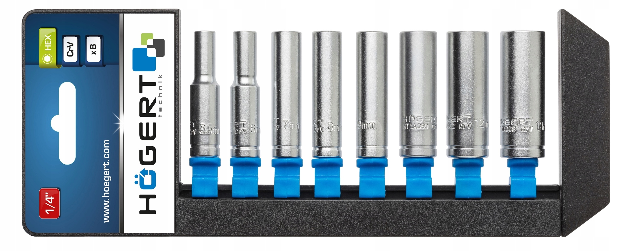 Zestaw kluczy nasadowych Hoegert Technik HT1A886