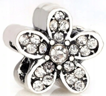 

Zawieszki Srebrne Cyrkonie Koraliki Modułowe