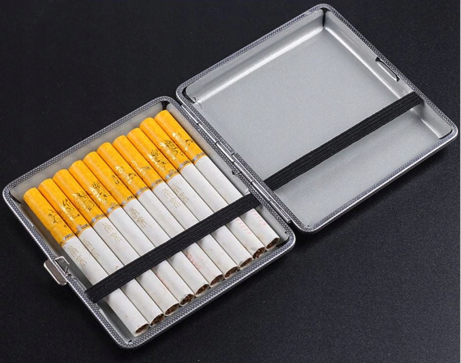 Papierośnica eko-skóra metal na 20 papierosów wzór EAN (GTIN) 5903857157208