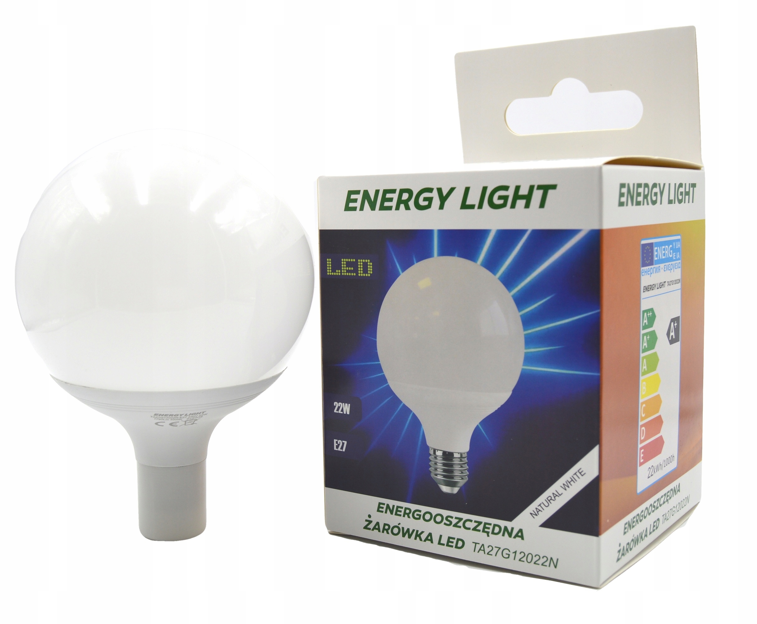 

Żarówka Led 22W Energy Light E27 neutralna mocna