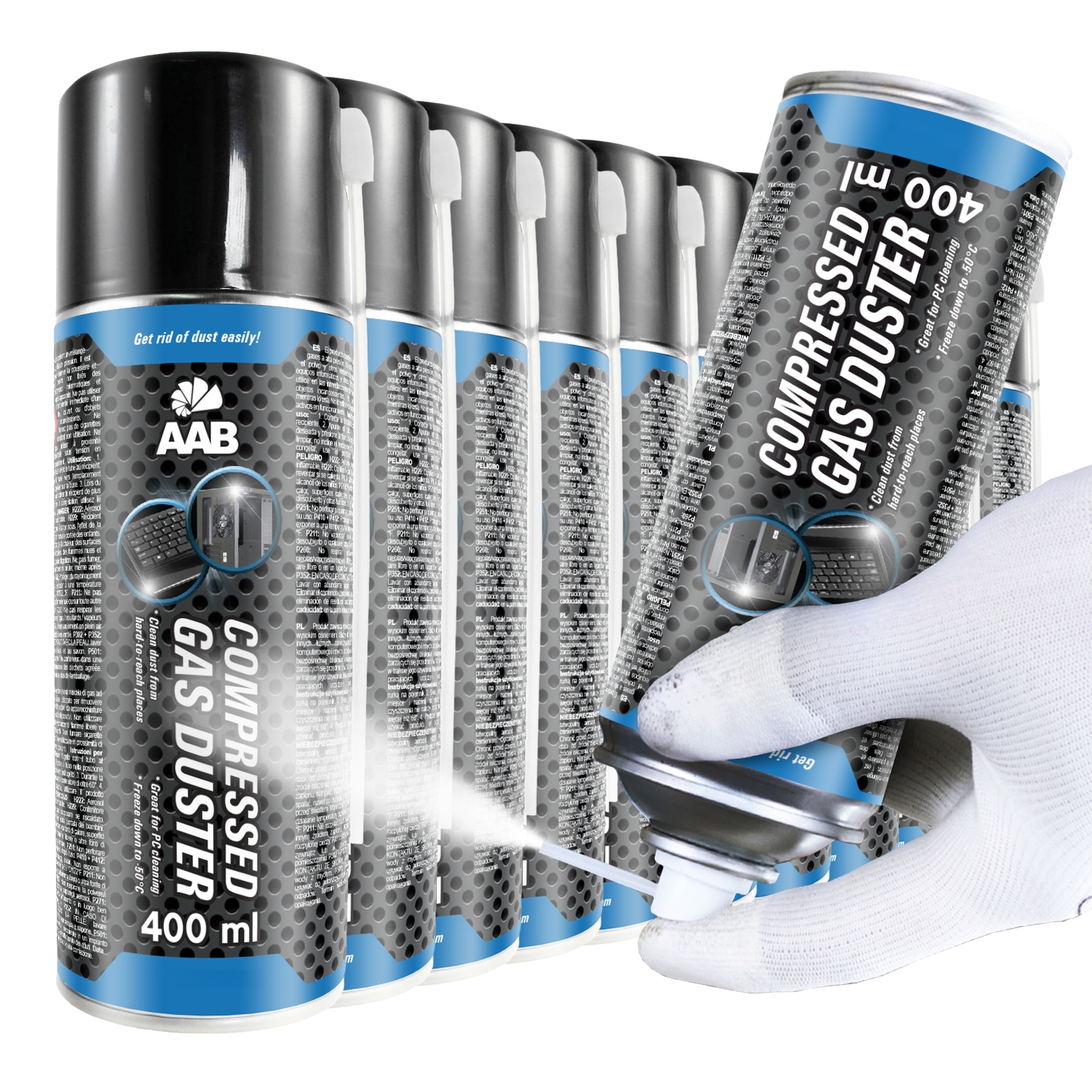 AABCOOLING ZAMRAŻACZ W SPRAY-U DO -50*C 10x 400ml