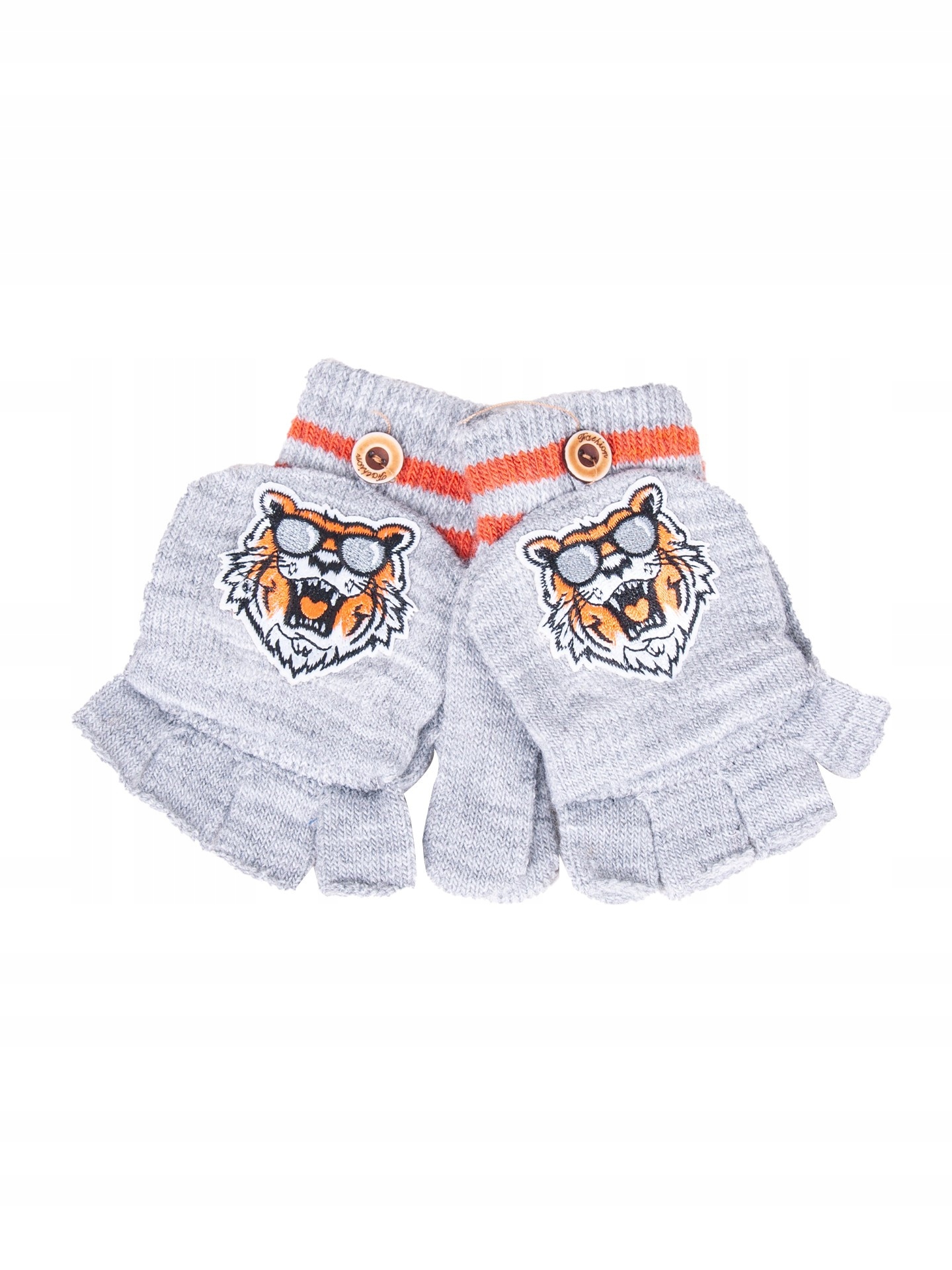 

Rękawiczki dziecięce mitenki z klapką 14 cm Yoclub