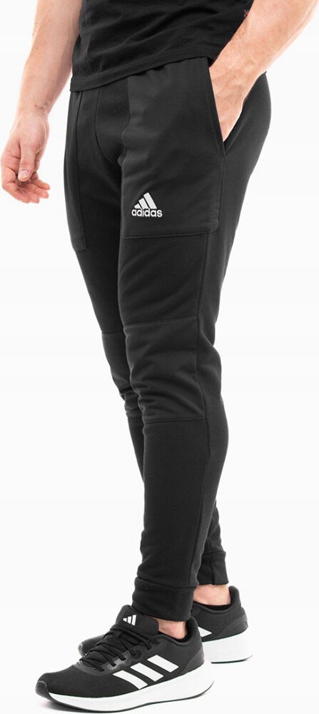 Pánské Kalhoty Adidas Essentials Brandlove French Terry Černé HK0384 vel