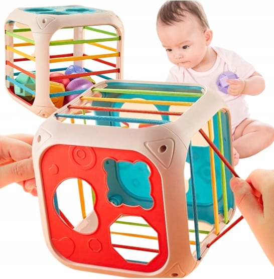 Sorter Układanka Edukacyjna Sensoryczna Montessori Zabawka Dla Dzieci Marka Smily Play