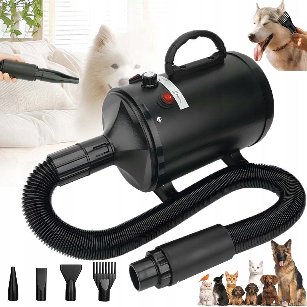 Groomerská Pro Zvířata Silná Profesionální Vysoká Rychlost 2800W 2 Režimy