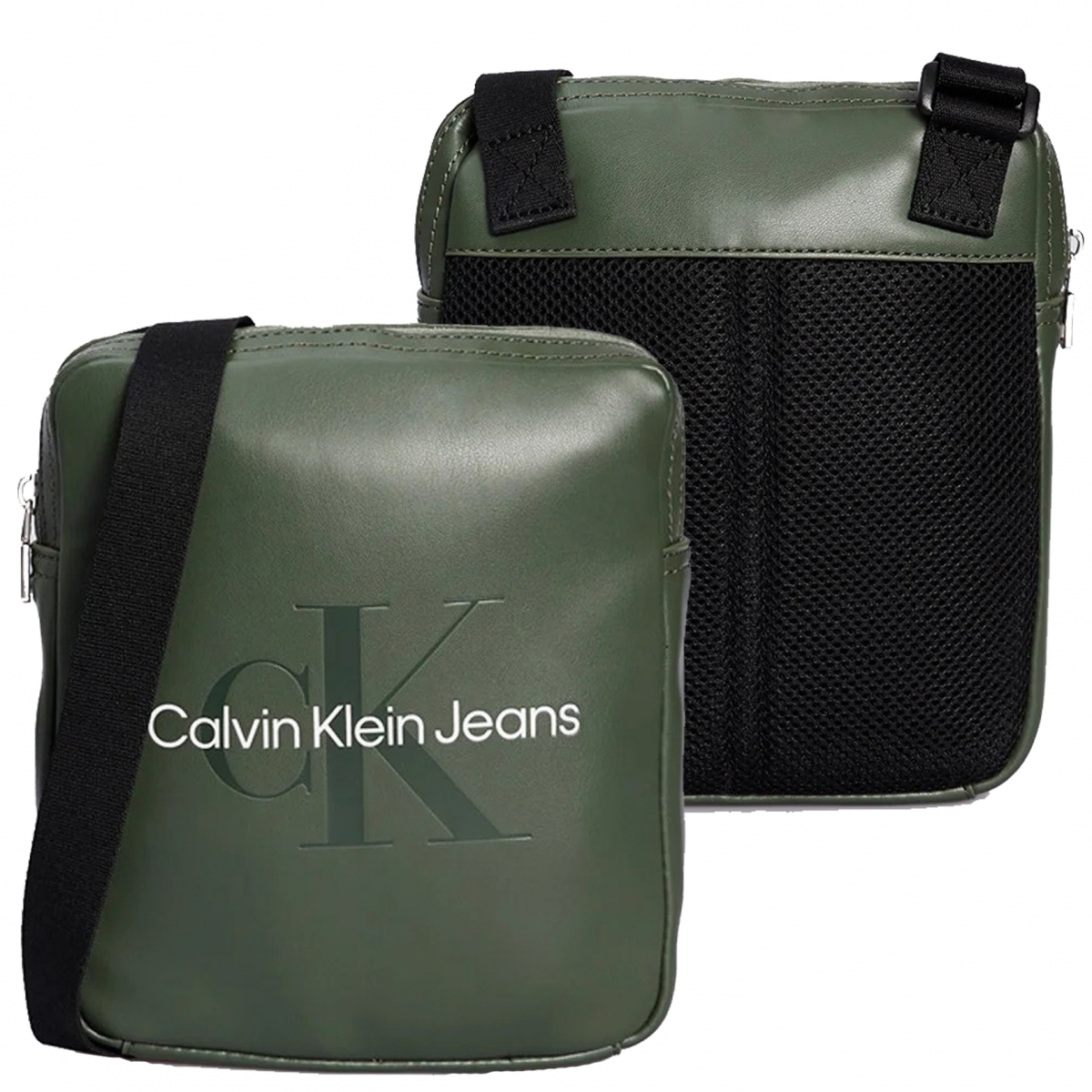 Calvin Klein Jeans pánská khaki kabelka přes rameno K50K510108-LLP