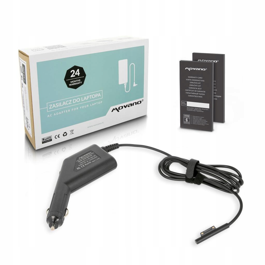 

Ładowarka samochodowa 1706 do Microsoft 15V 4A 60W