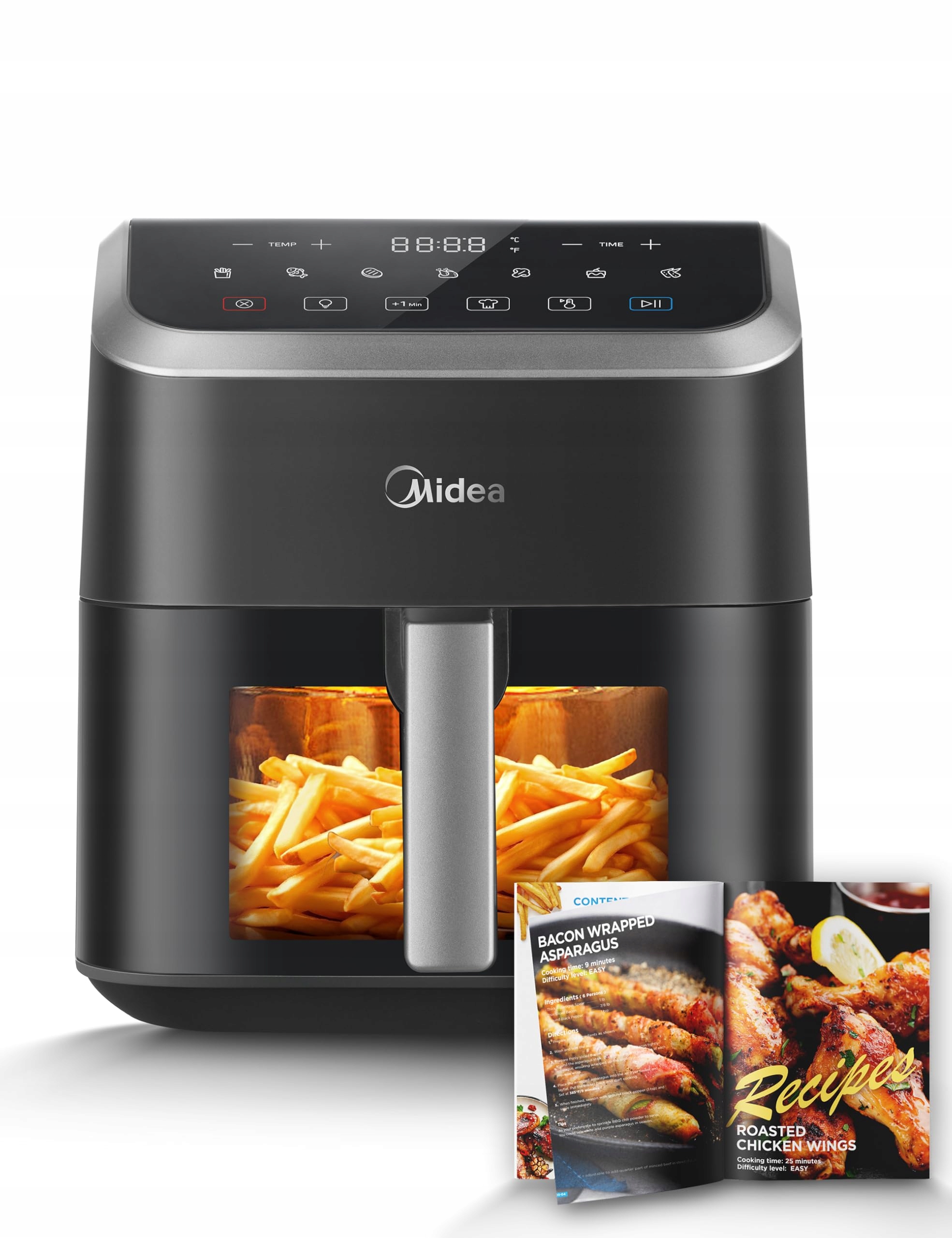 MIDEA Frytkownica Beztłuszczowa 5L HeatXpress 90% Mniej Oleju