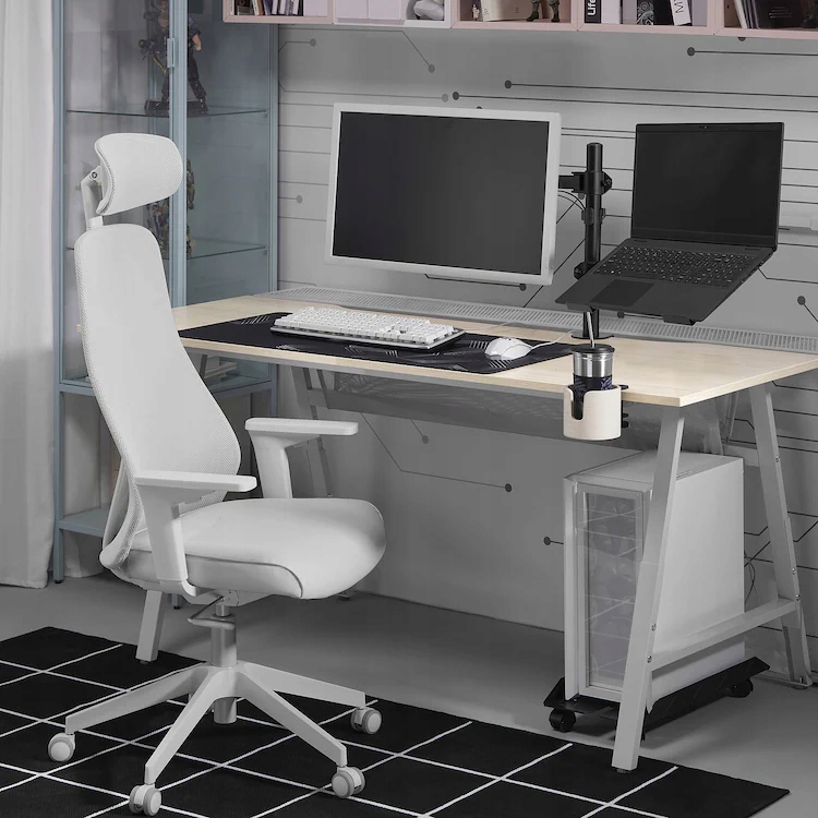 IKEA STUBBERGET Uchwyt na Laptop Ramię, Czarny Stojak