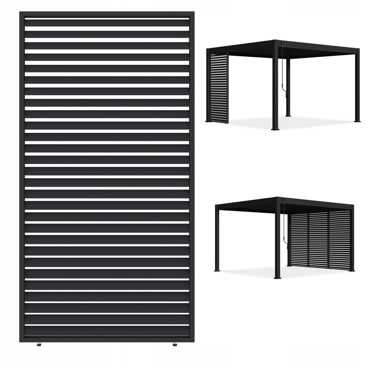 Žaluziový Panel 1,3 m pro pergoly Elegance/deluxe/fusion Dekorativní úrovně