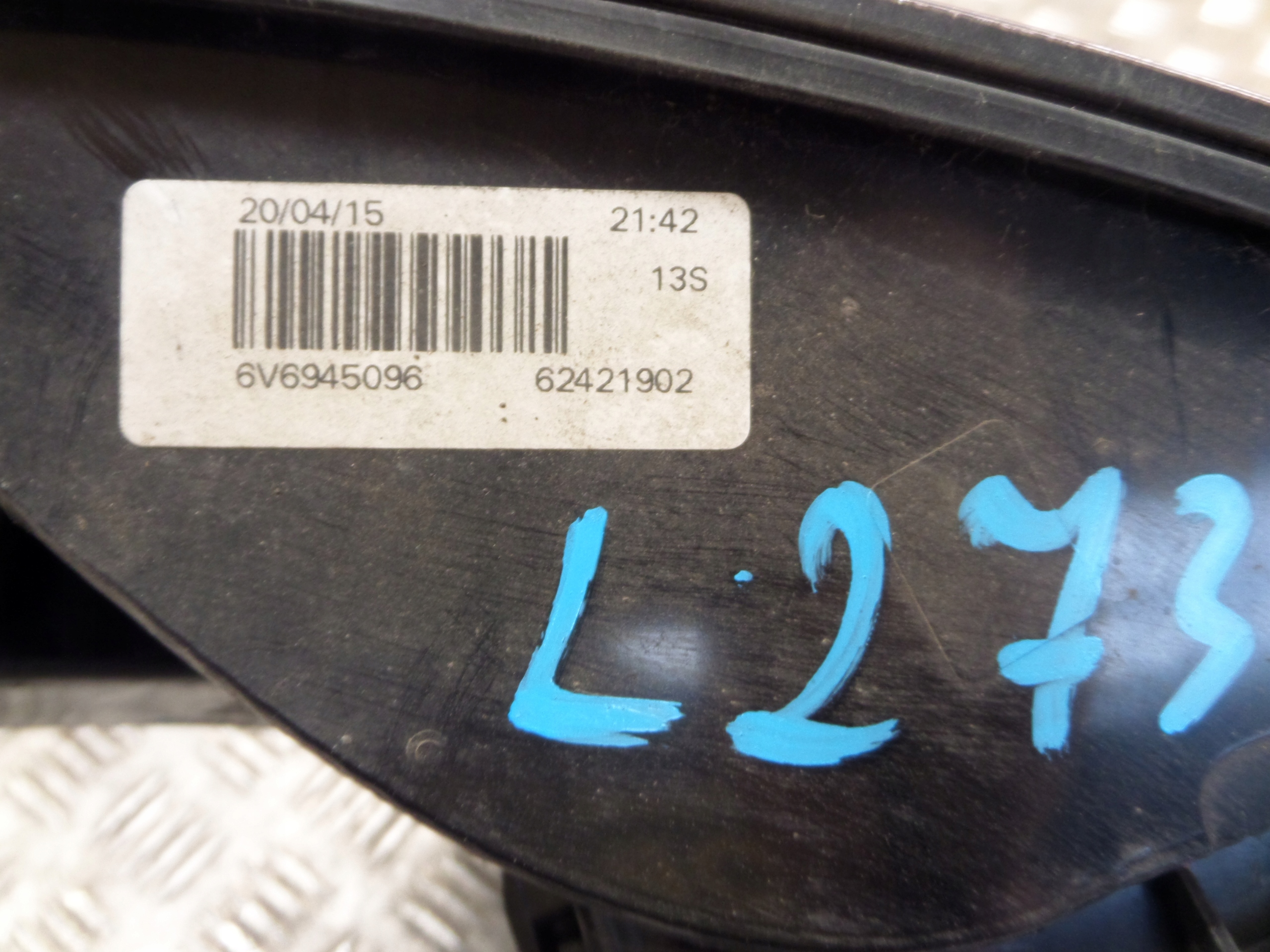 light right rear part rear SKODA FABIA III HB 2014