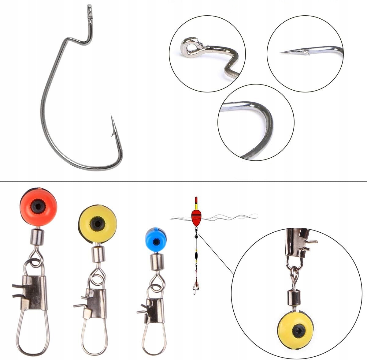 ZESTAW WĘDKARSKI AKCESORIA WĘDKARSKIE 191 ELEMENTÓW VICLOON Model Zestaw