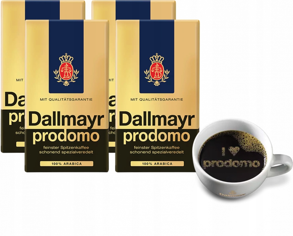 Kawa mielona Dallmayr Prodomo 500g x4