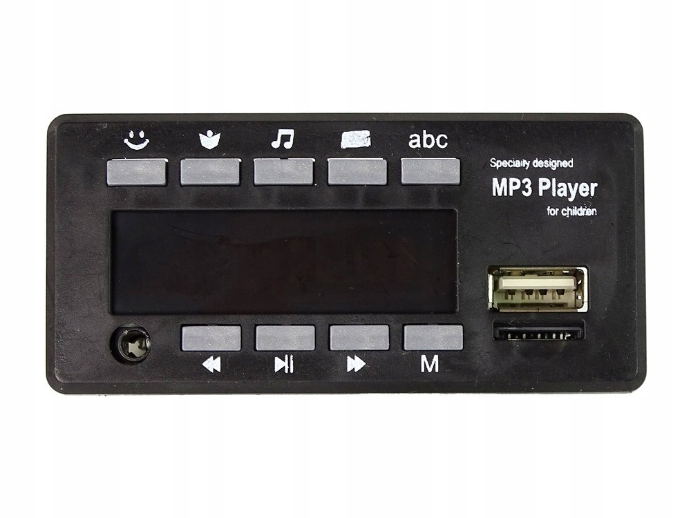 Panel Muzyczny Do Pojazdu Na Akumulator A011 24V Aux Usb Karta Pamięci MP3
