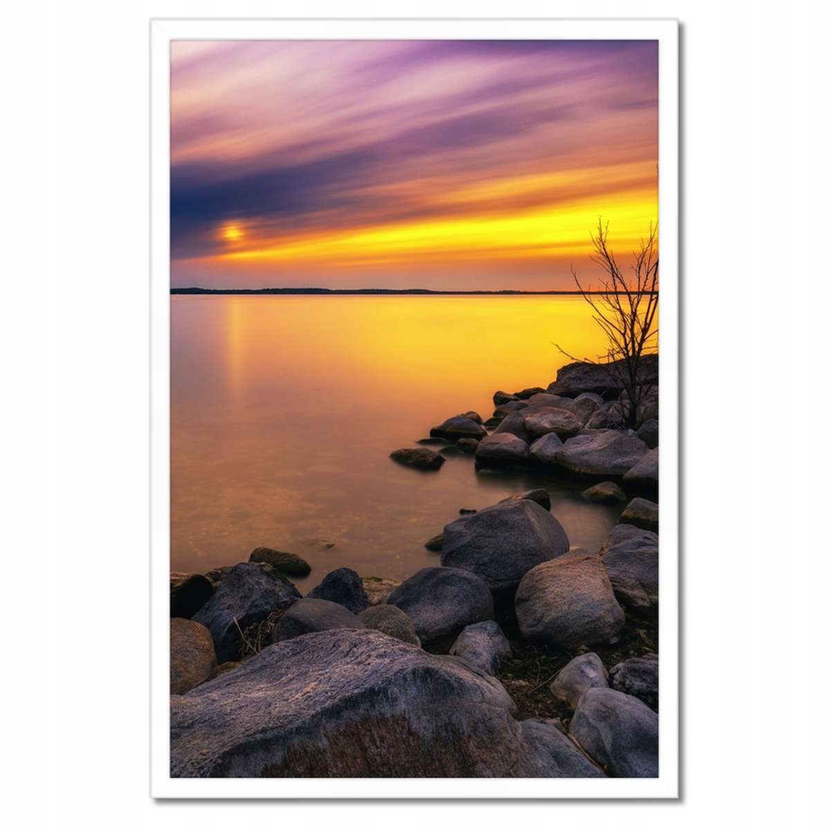 Plakáty v rámu 40x60 Skály Moře Západ Slunce
