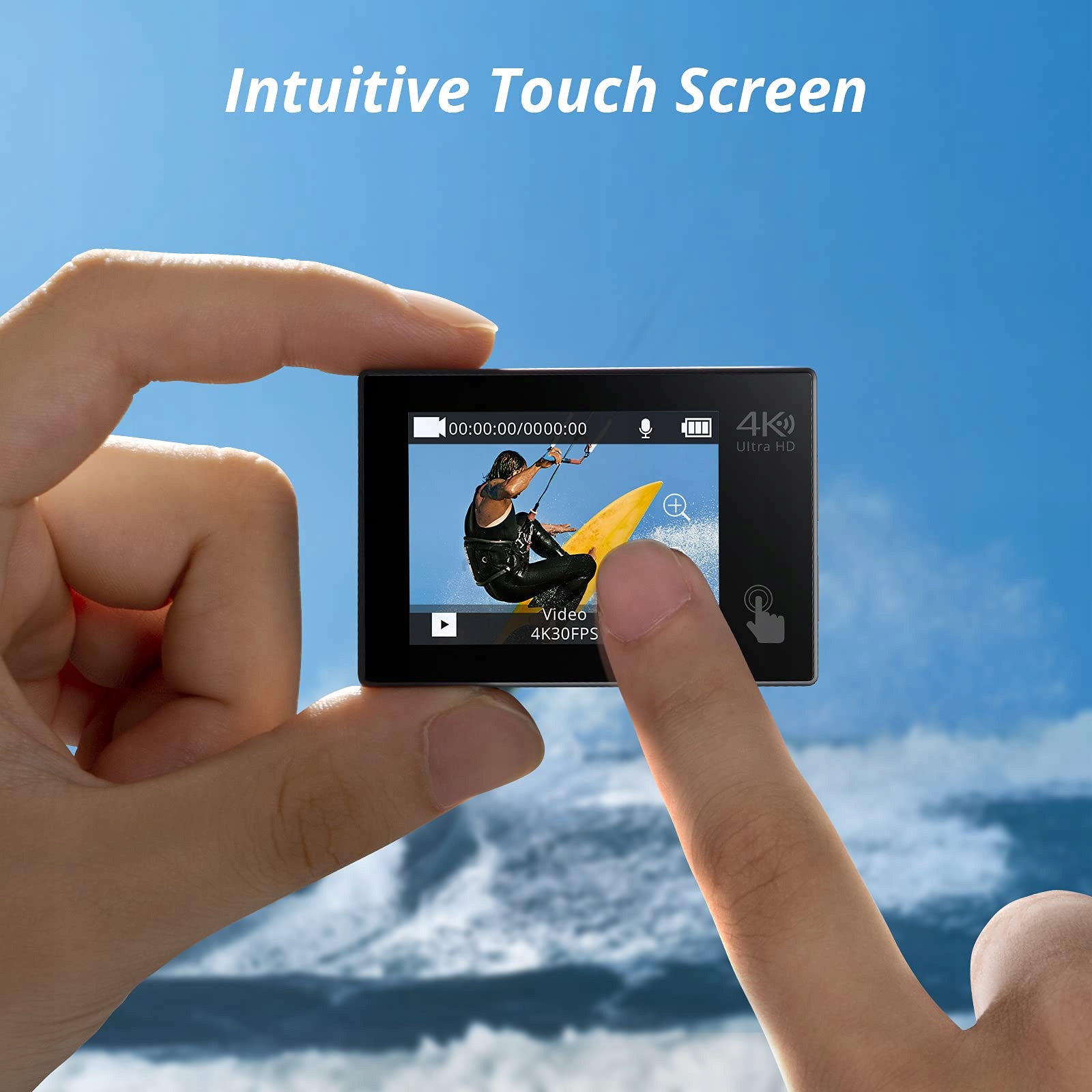 AKASO Brave 4 Pro Kamera Sportowa 4K 30FPS 20MP 128GB 40M — miniatura 5