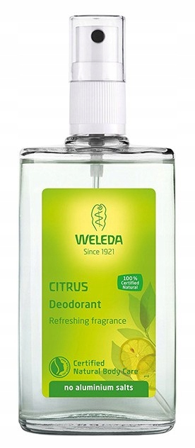 Weleda Citrus Deodorant Citrusový Deodorant 100 ml