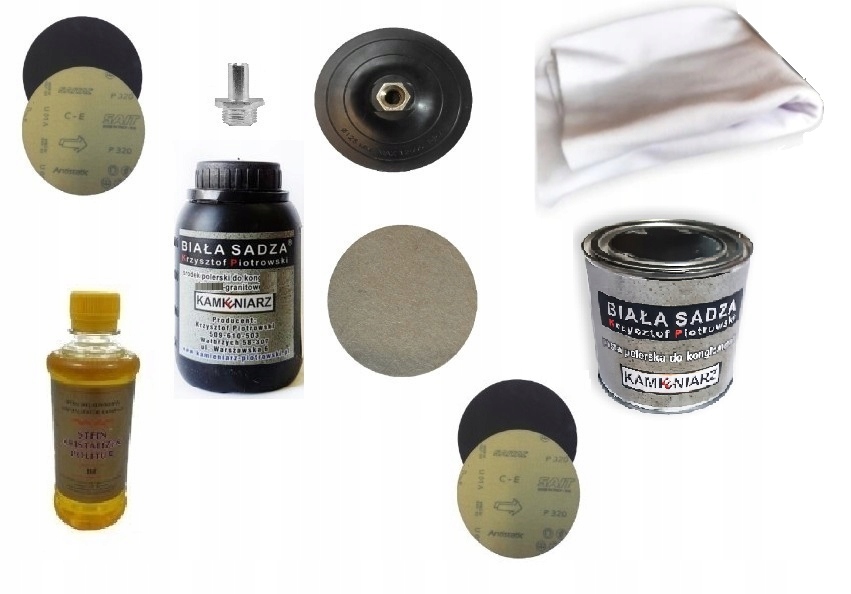 

zestaw do polerowania Granitu