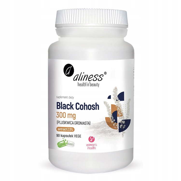 Aliness Black Cohosh Pluskwica Groniasta menopauza