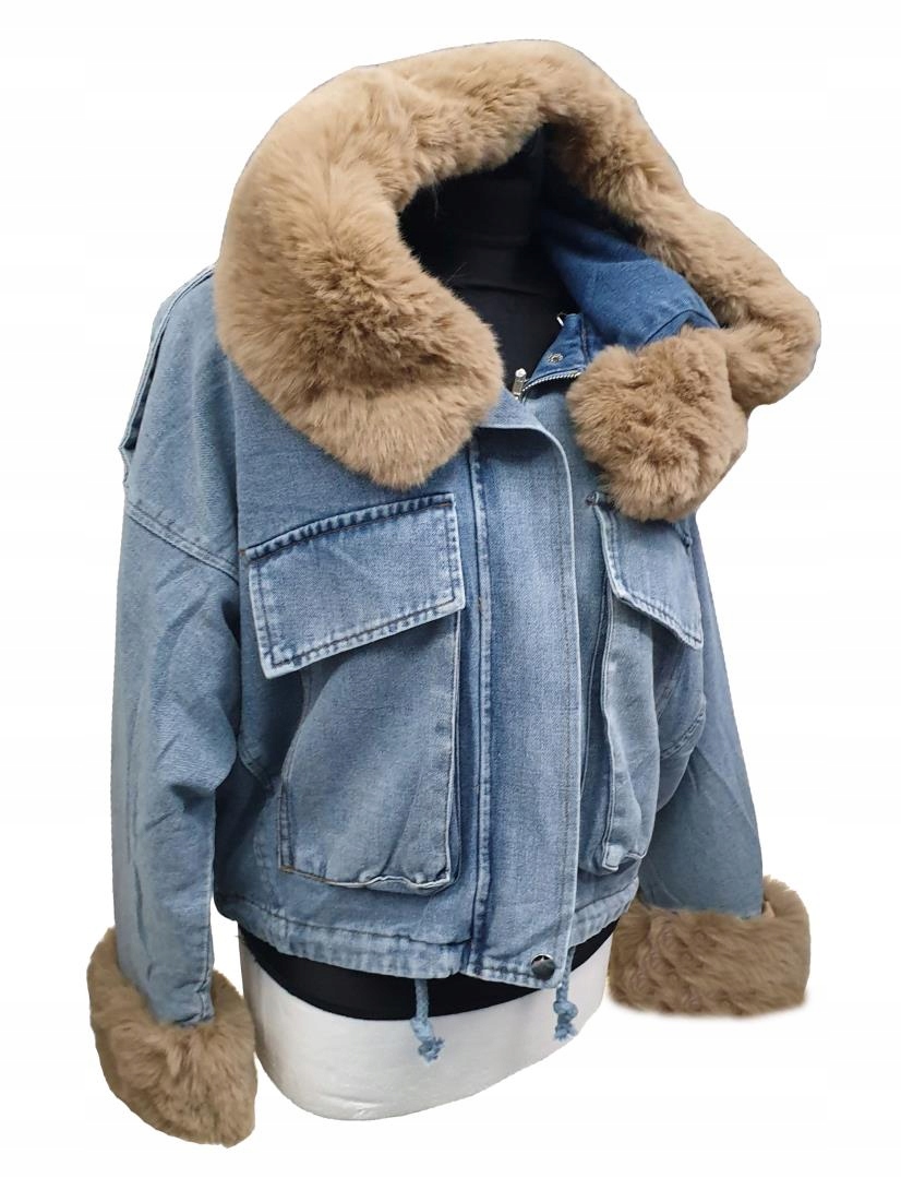 

Kurtka Jeansowa Z Futerkiem Katana Miś Futerko S/m