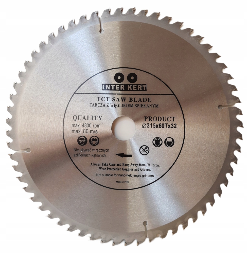 Tarcza do cięcia drewna z widią 315x30x40T