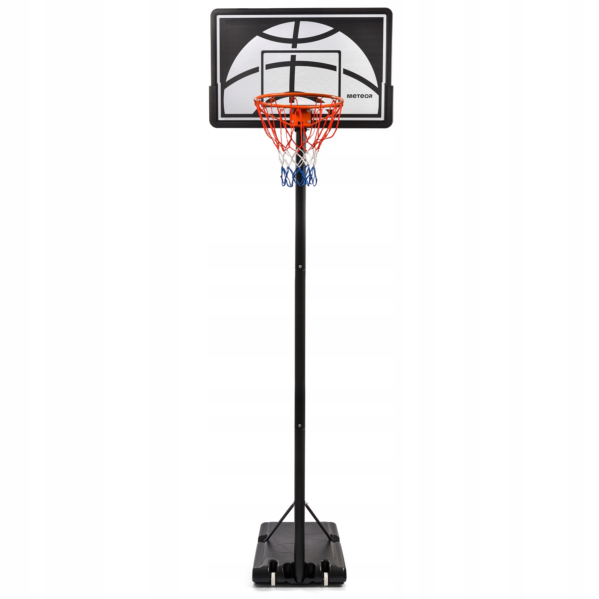 Zestaw Regulowany Do Koszykówki Meteor Miami 150-305cm stabilna podstawa