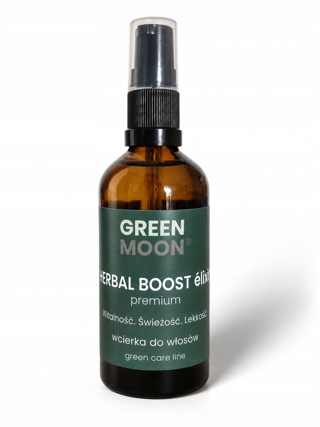 Green Moon Tonikum na pokožku hlavy Herbal Boost élixír premium 100 ml