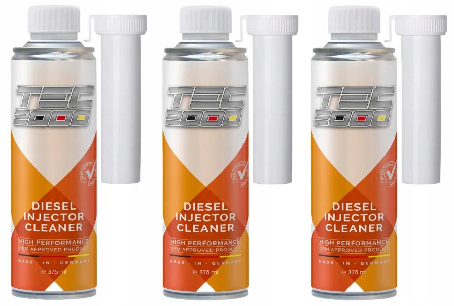 TEC-2000 3 X Diesel Injector Cleaner Umýva A Čistí Vstrekovače 375 ML Tecdic
