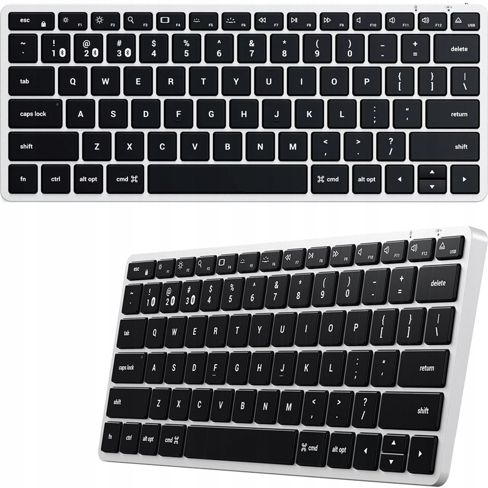 Bezprzewodowa klawiatura Satechi do PC/Mac/Windows, aluminiowa, Bt Usb-c