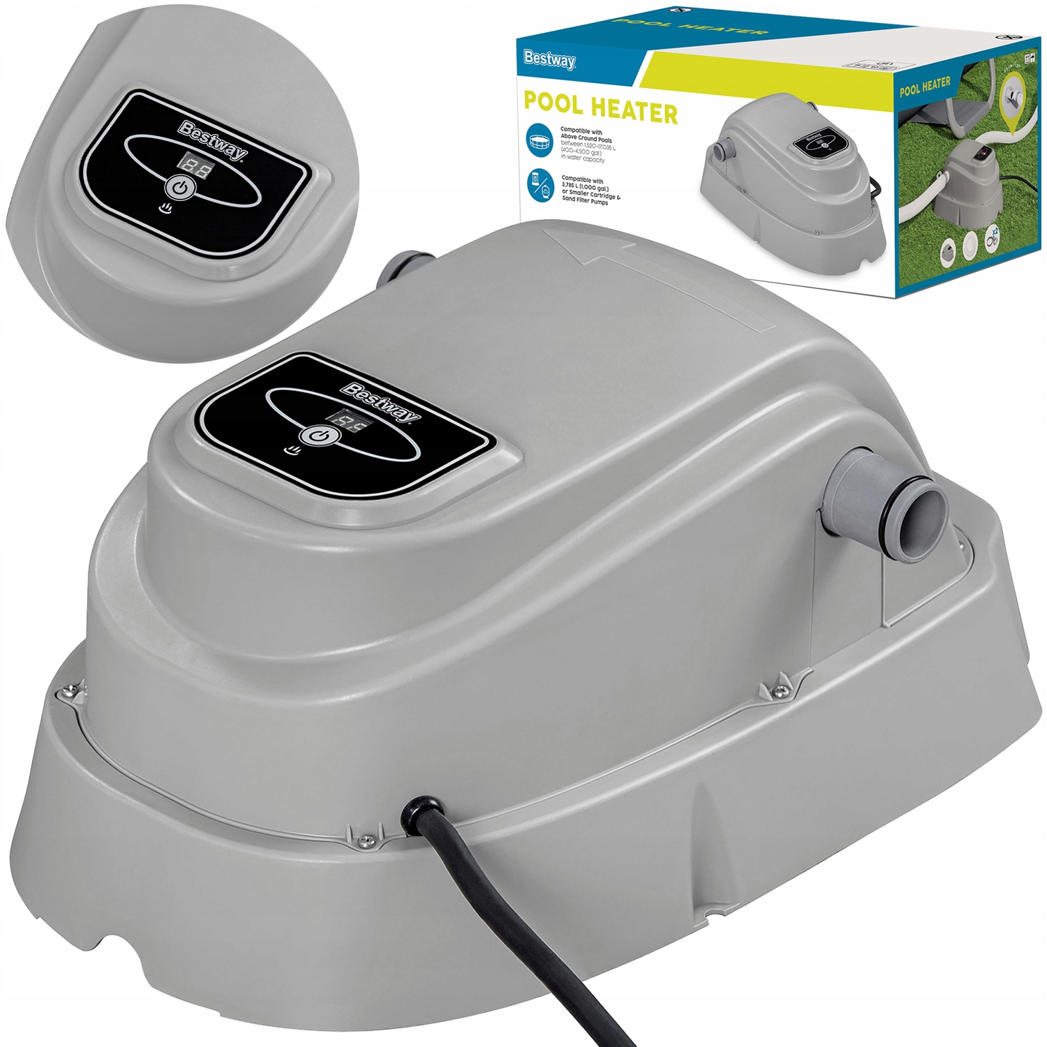 Ohrievač vody do bazéna Bestway 58259 Tepelná pumpa 40 °C Elektrický