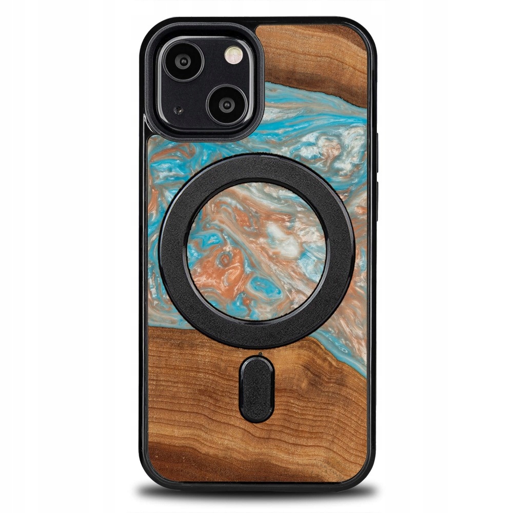 Pouzdro Bewood Unikátní pro iPhone 13 Mini Planety Saturn s MagSafe