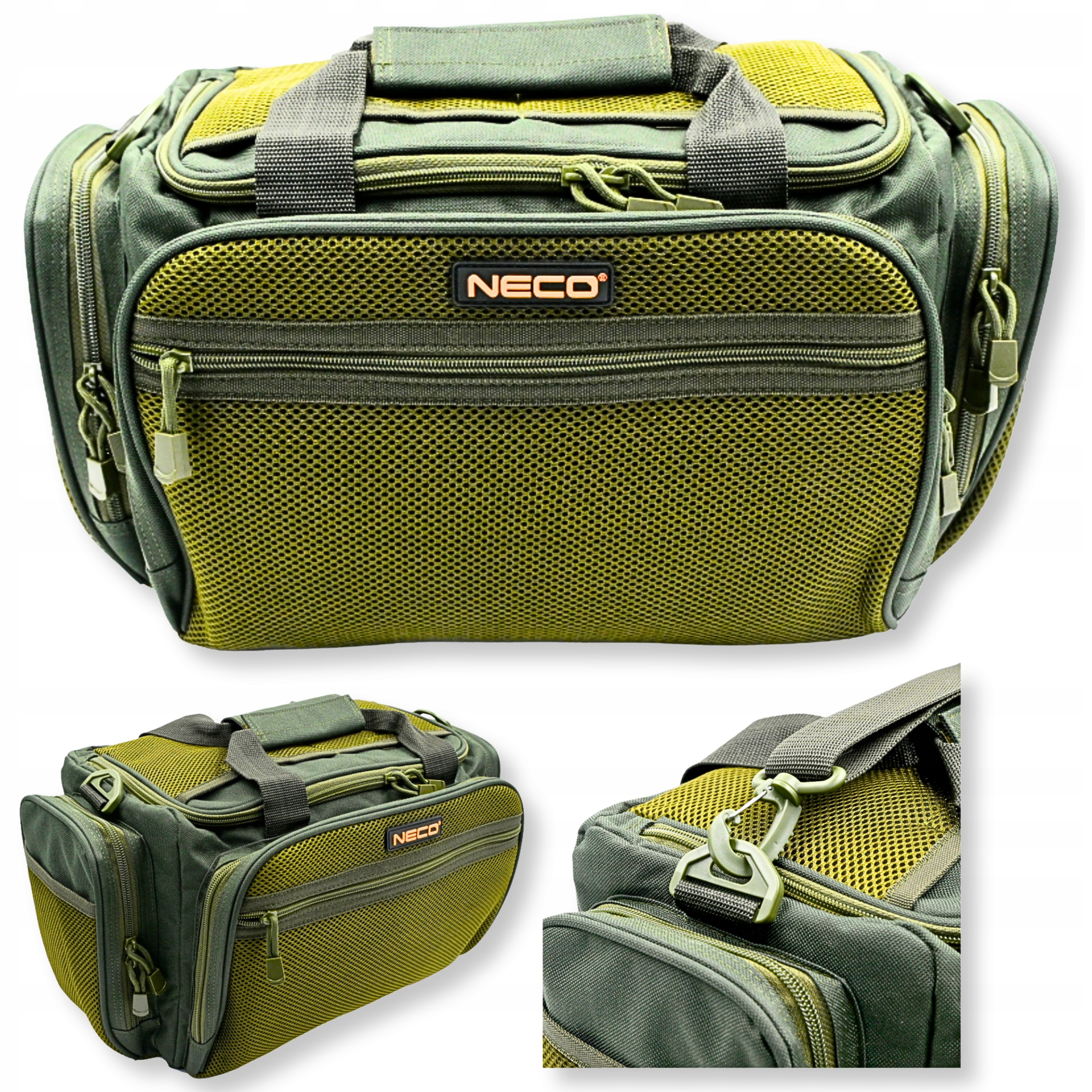 Torba Wędkarska Neco 27L – Mocna, Pojemna, Praktyczna 46x23,5x23cm