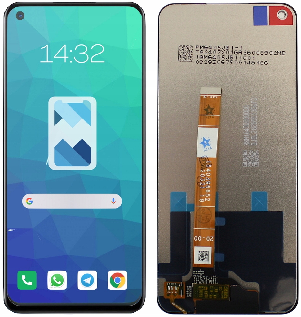 

Wyświetlacz LCD Ekran Szybka do Oppo A52