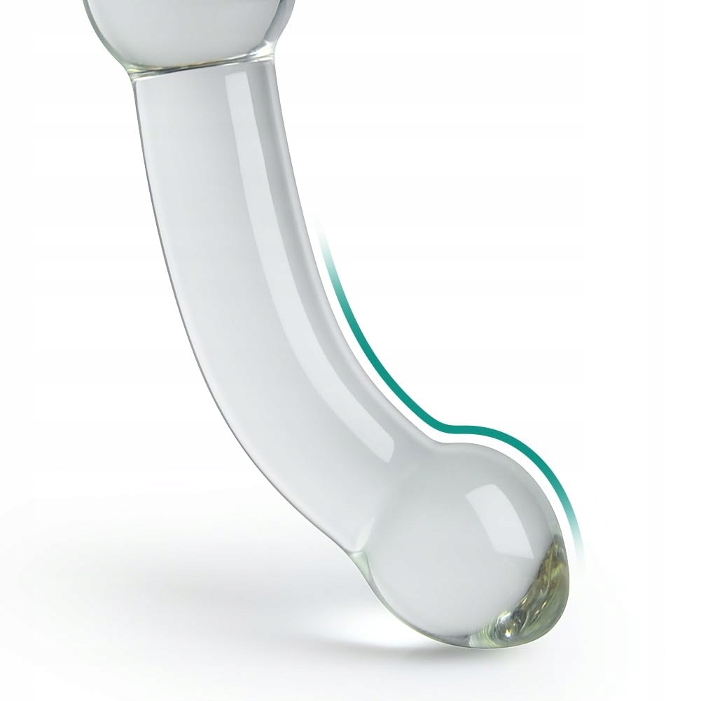 SXOVO Szklany Podwójny Dildo Realistyczny Analdildo G-Punkt Stymulacja — miniatura 6