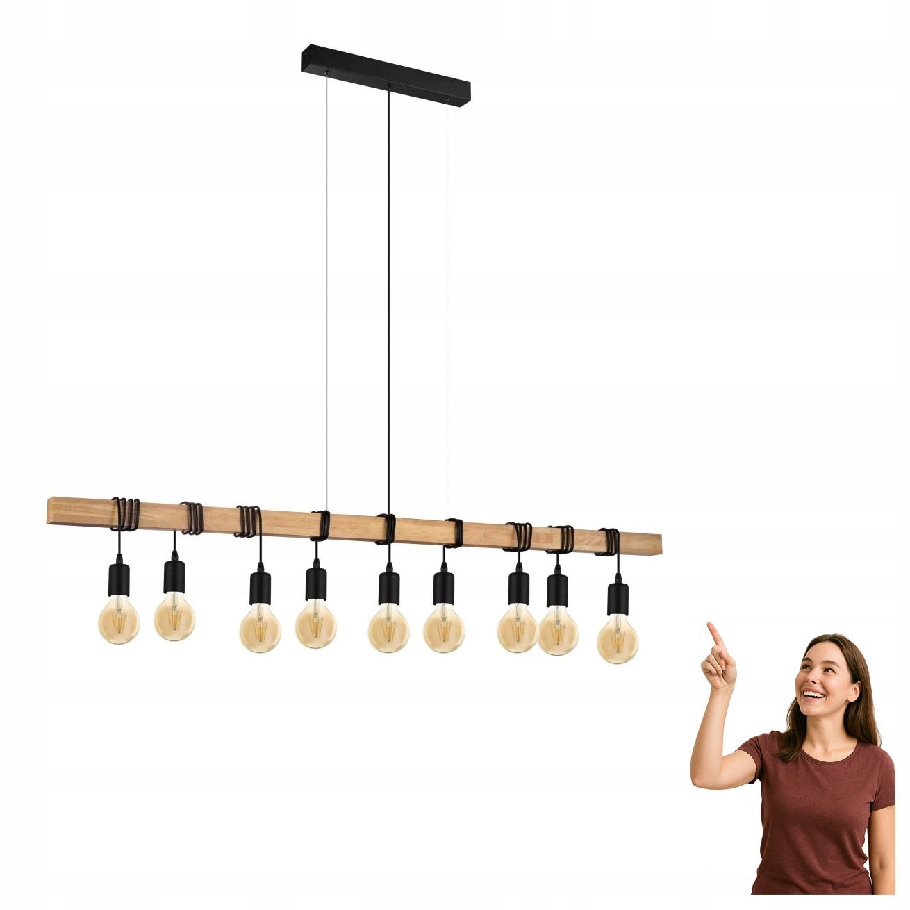 Závěsné svítidlo Townshend 49744 Eglo