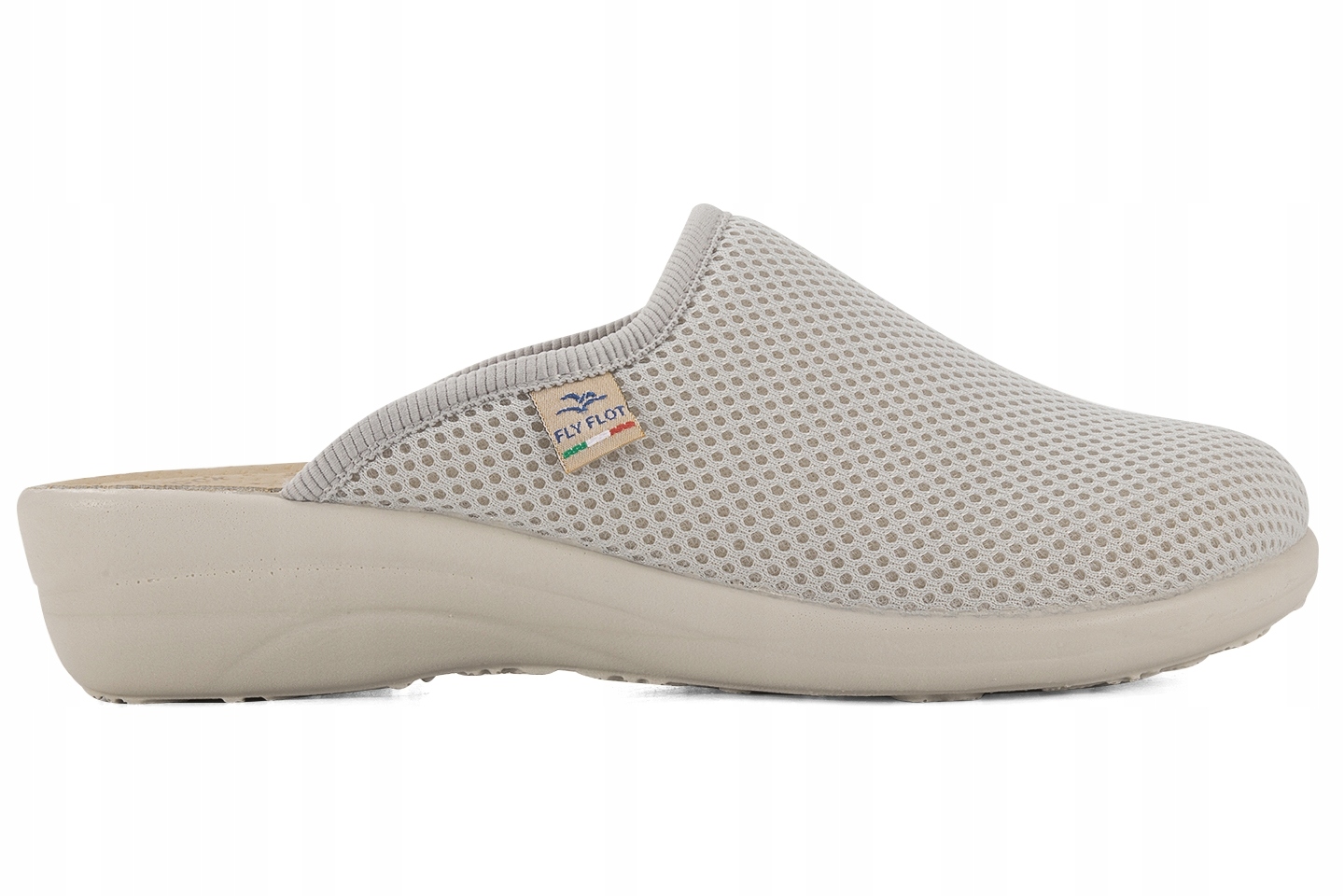 Fly Flot Nazouváky Dámské Textilní Na Koturně T4 368 Fe Šedé vel. 39