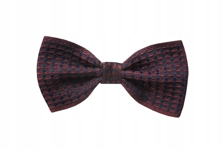 

Elegancka bordowa muszka 80