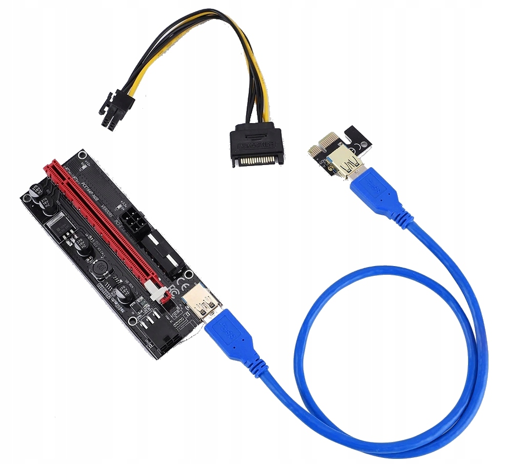 Riser 009S GOLD USB PCI-E BTC Miner Mining VER009s Szerokość 0 mm