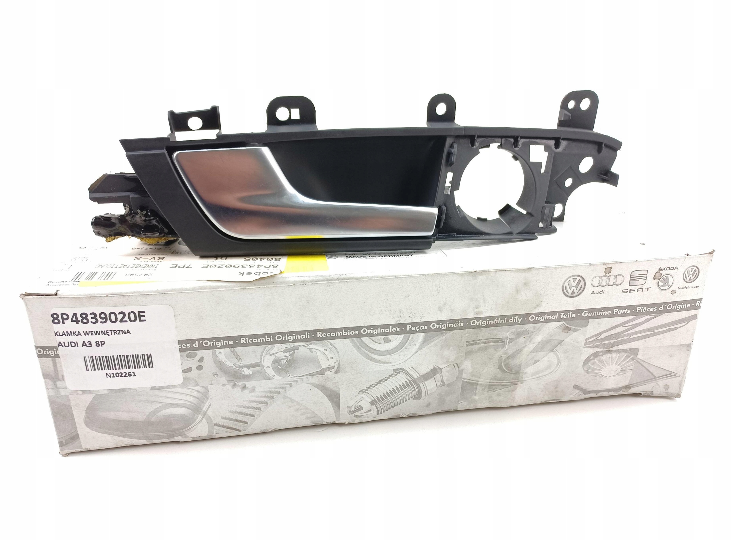 ORG handle inner right rear right rear part AUDI A3 8P 8P4839020E